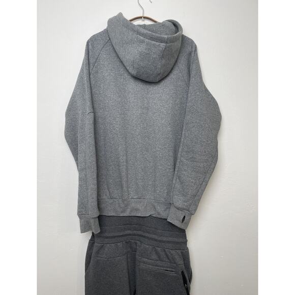 Tuxy One Piece Suit Jumpsuit Large Gray Loungewear Sweats Joggers - Picture 13 of 14